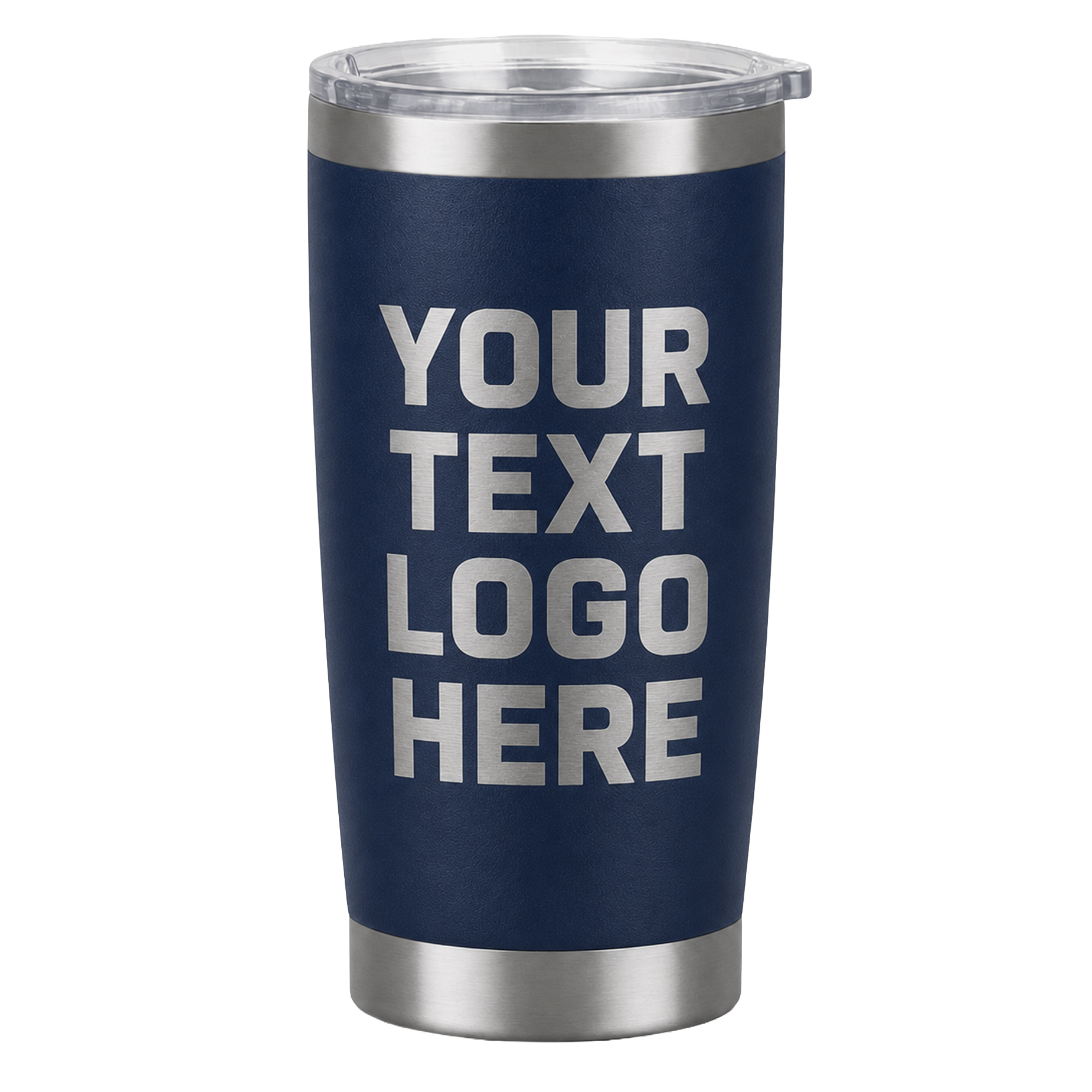 Navy Blue custom engraved 20oz tumbler